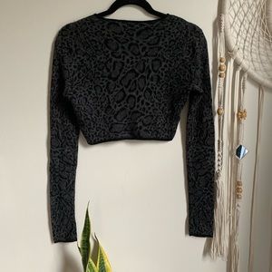 3/$25 Fuzzy BCBG Cropped Sweater